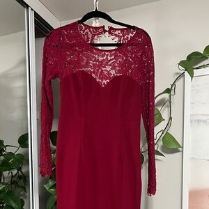 Full Length Red Gown